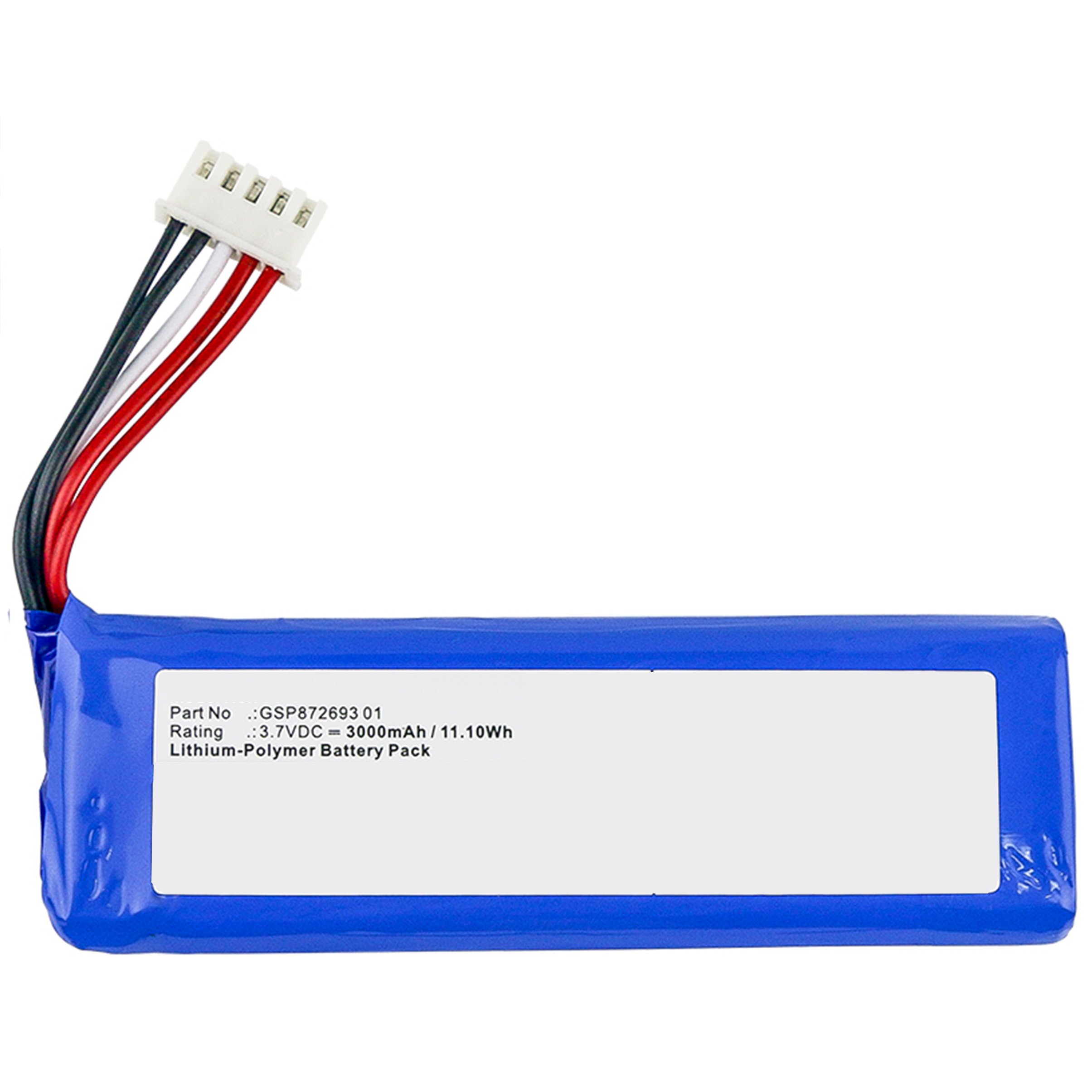 3.7V Blue Li-Polymer Battery Pack For JBL BAR 5.1 Flip 4 Special Edition