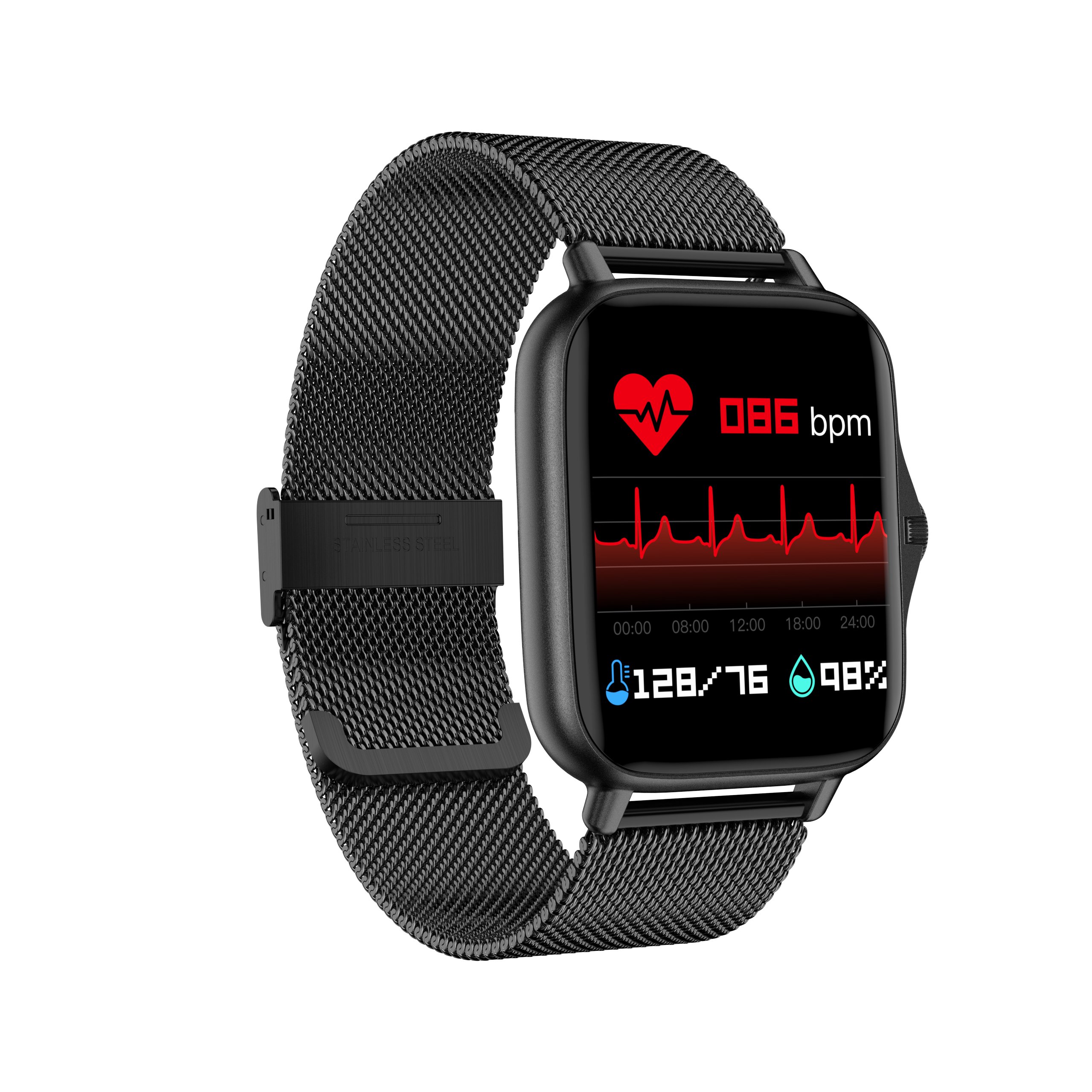 OEM Hot selling Smart Watch Low Price C26 PRO Multiple Watch Straps Heart Rate Fitness Tracker Square Men's Smart Watch 2024