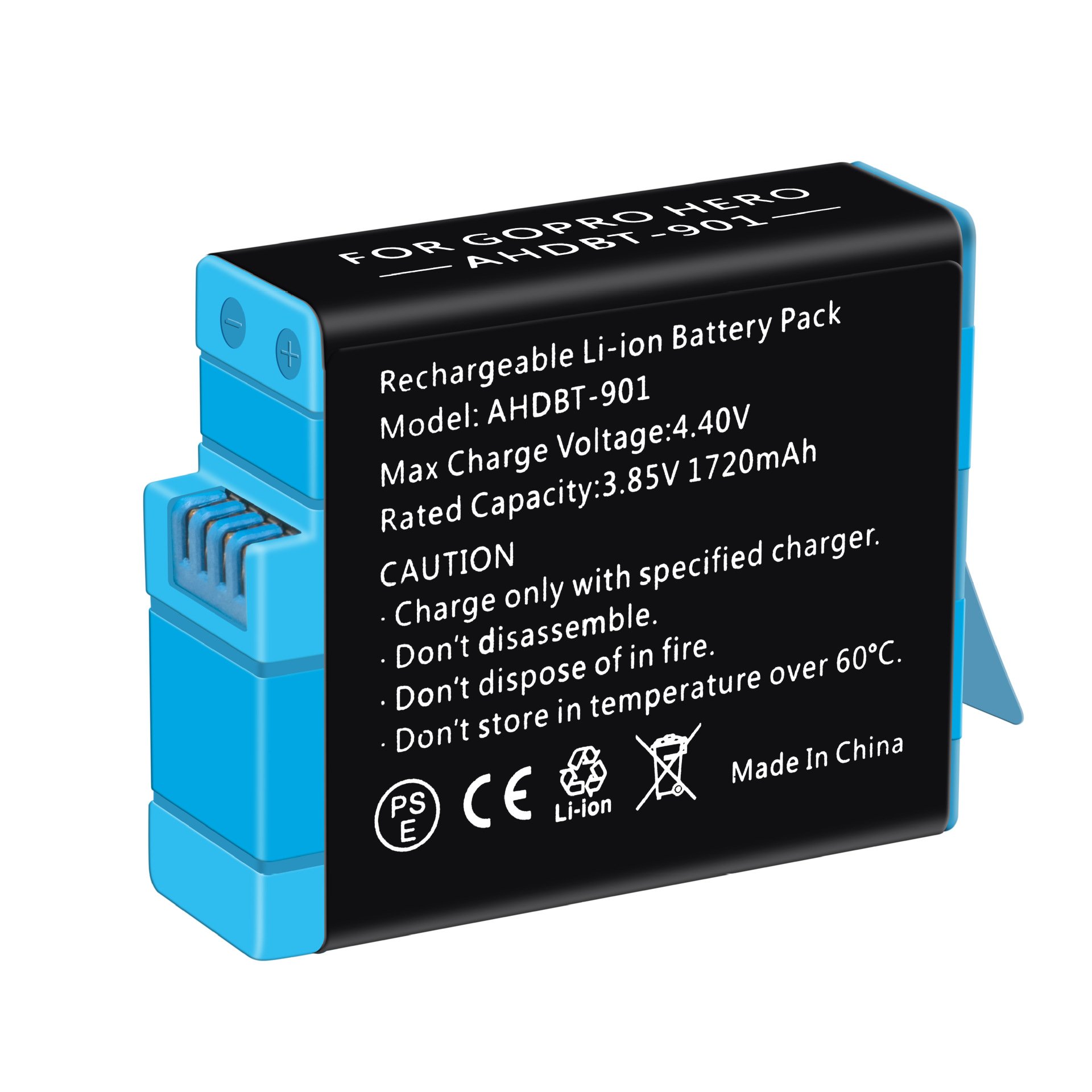 3.85V 1720mAh Battery For Gopro Hero 9 Black Camera Battery For Pro Action Sport Accessories AHDBT-901