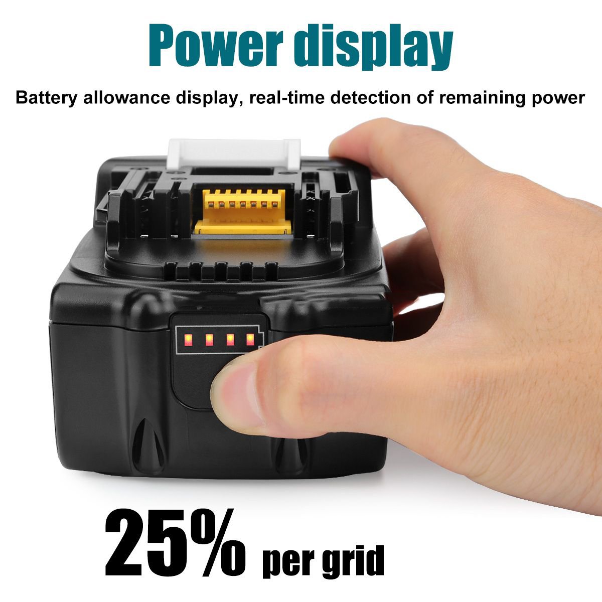 AERDU 18V/21V 3.0Ah 4.0Ah 5.0Ah 6.0Ah replacement batteries for makita 18V power tool battery 6.0Ah BL1860 BL1830 BL1850 battery