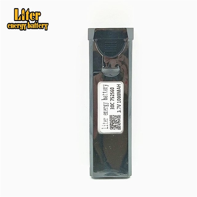 Original XS809HW XS809W RC Quadcopter Spare Parts Accessories 3.7V 1000mAh 752560 Lipo Battery Rechargeable for RC Drones