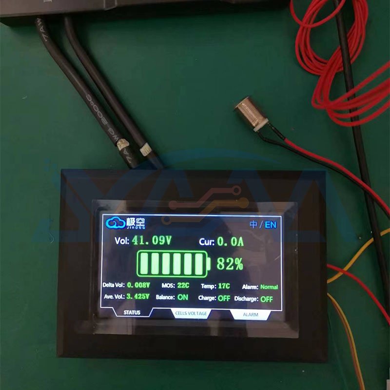 JK Smart BMS Accessory 4.3inch LCD Touch Screen LCD Display for jikong pcb Battery Management System