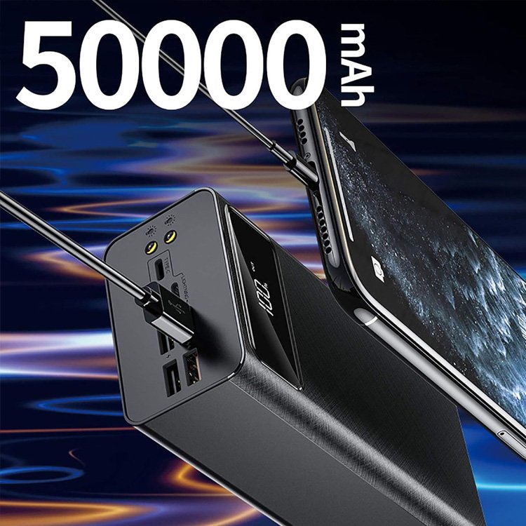 Trending Products 2024 New Arrivals Ultra Capacity 50000mah Power Banks Energiabank Cargador Portatil Portable Charger Powerbank