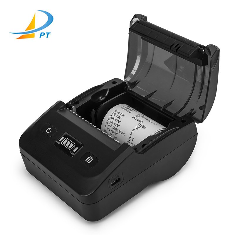 Receipt Thermal Printer High Quality Pos 80mm Portable Printer for Mobile Phone Black Mini Portable Thermal Printer