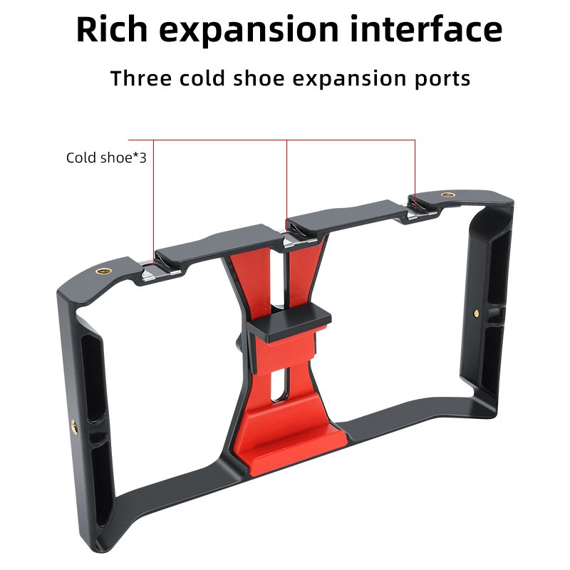 Video Recording Light Filling Lamp Live Camera Rabbit Cage Stable Shooting Mobile Phone Hand-held Camera Holder