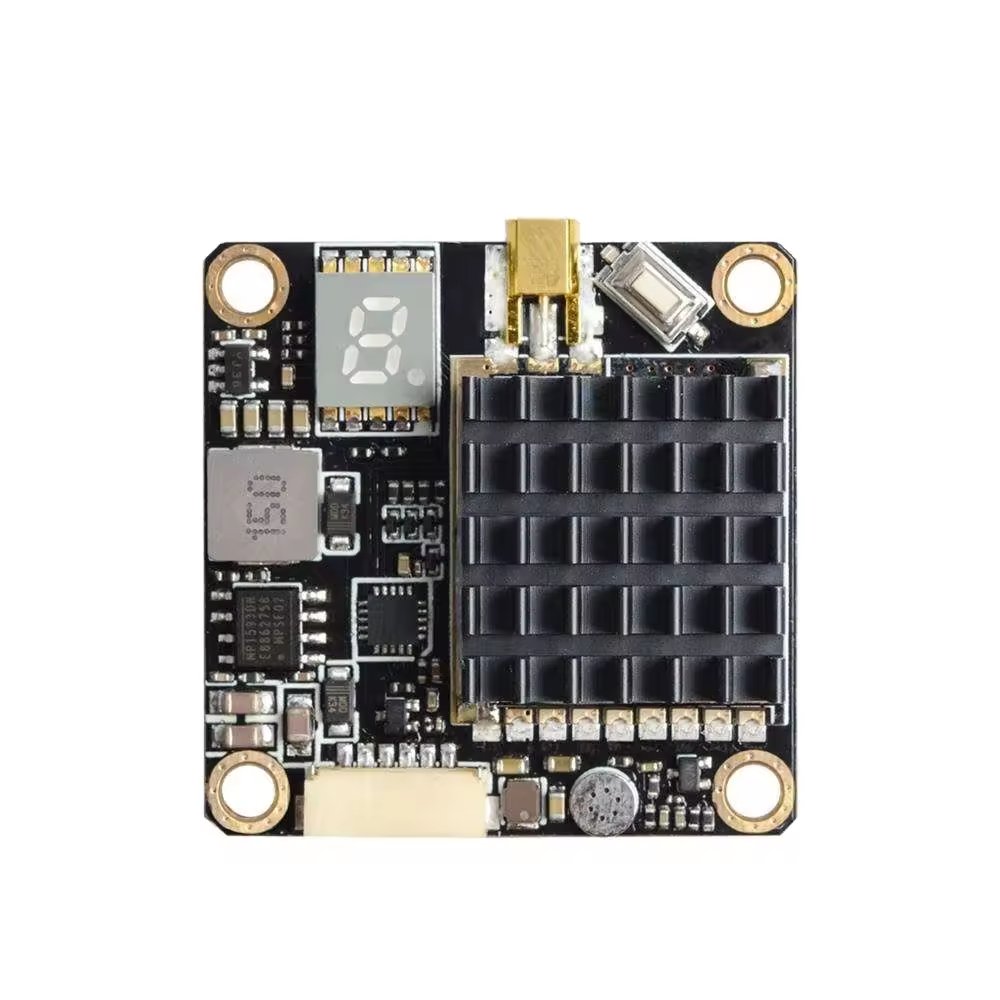 AKK FX2 Dominator VTX 5.8G 2W Audio Switchable OSD Configuration 5V Output FPV Drone VTX with MIC for Camera RC 8g Weight