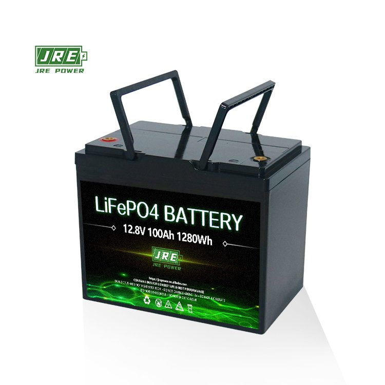 LFP 12.8V 100Ah 1280Wh Lithium Battery Buzzer Alarm 12V RV Camping Car Caravan Lithium-ion Battery Pack for Recreational Vehicle