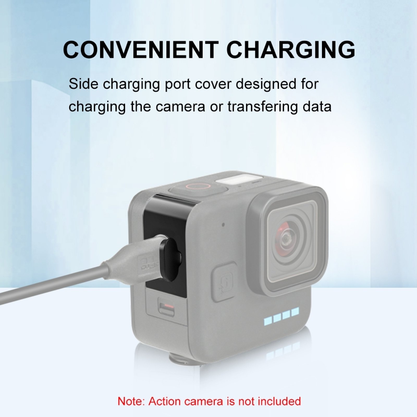 Metal Battery Side Interface Cover Dustproof Cap For GoPro Hero11 Mini Camera Accessories Battery cover side door