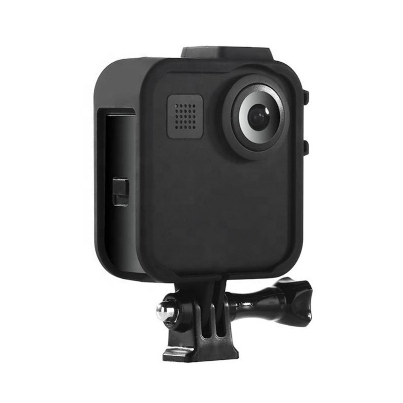 Takenoken Camera Digital GoPro Max Black Frame Action Camera Accessories Protective Housing Case Mount Shell with Dual Hot Shoe