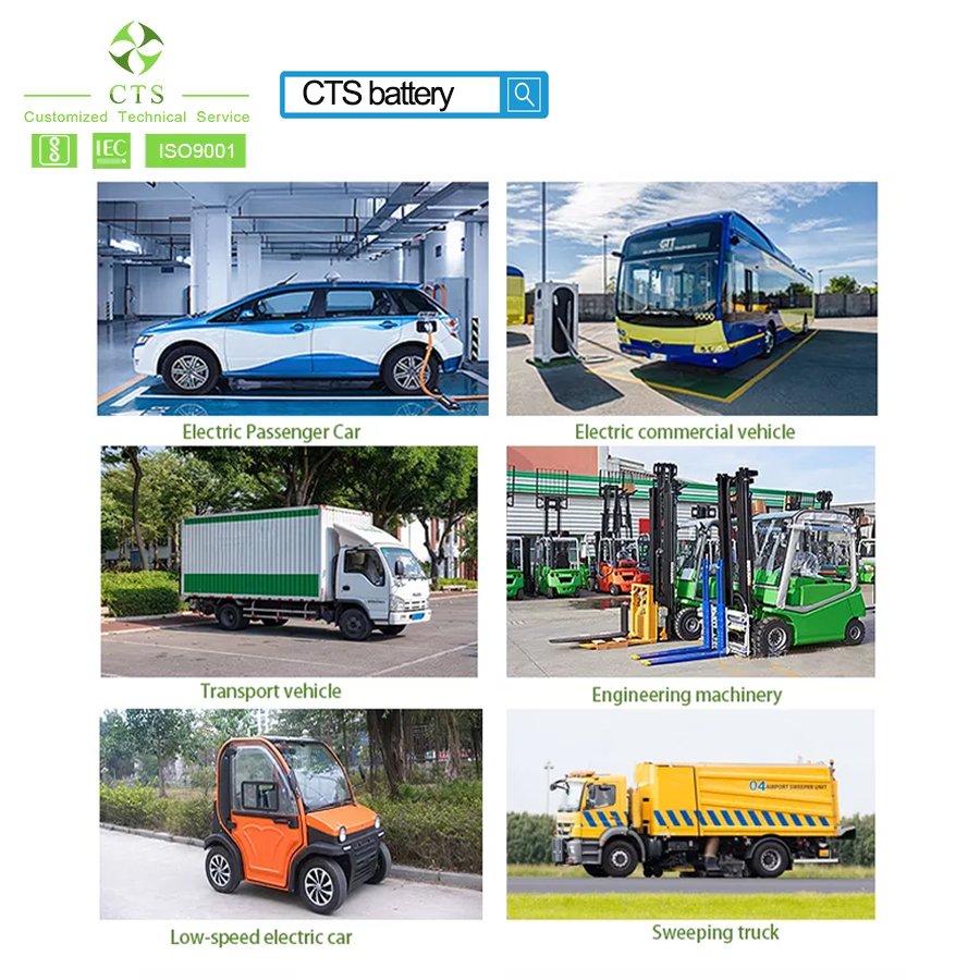 CTS 300V 350V 400V 614V 50kWh 100kwh 200kwh battery Pack Ev Car Lifepo4 Electric Car battery Pack For OEM And ODM
