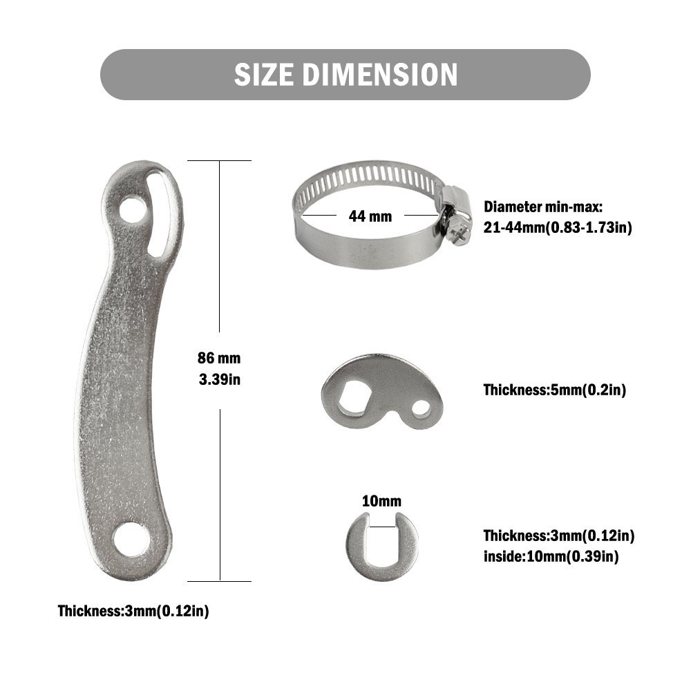 Electric Mountain Snow Bikes M16 Torque Arm Set for Brushless DC Motors Lithium Battery Conversion Kits Ebike Parts Accessories
