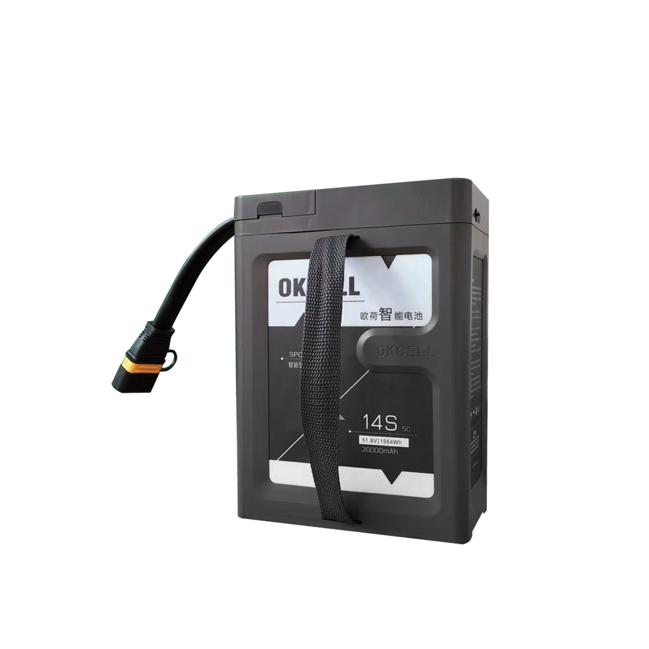 Okcell New Solid State Long Cycle Life Smart Lipo Battery 14S 30000mAh 30Ah 51.8V For Sprayer Agriculture Industry Drone