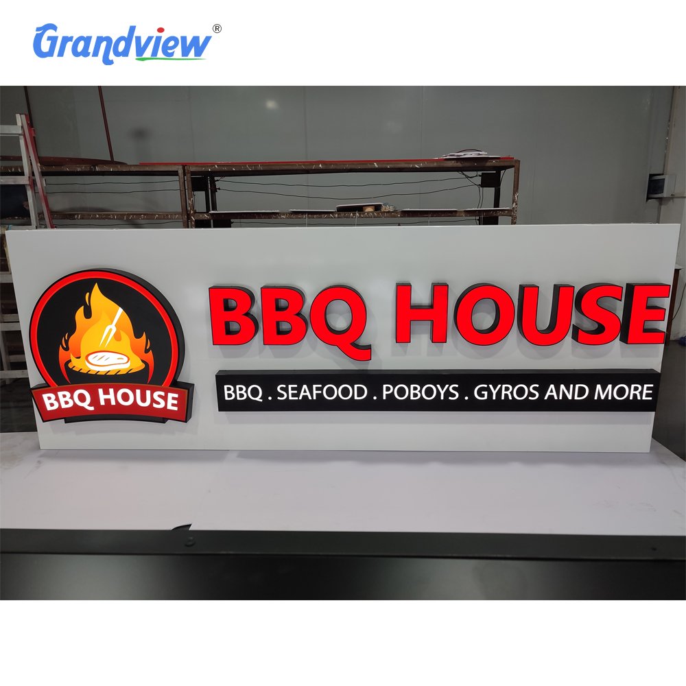 High Quality LED Signage Building Signs Led Channel Letters Shop Logo Acrylic Sign