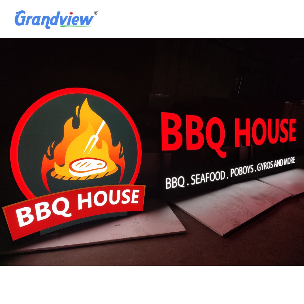 High Quality LED Signage Building Signs Led Channel Letters Shop Logo Acrylic Sign