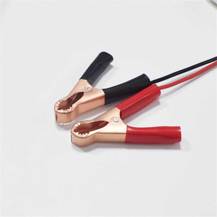 12V24V Car Cigarette Lighter Female Socket to Alligator Clip Extension Cable 18AWG Crocodile Clips Power Cable 3.28ft/1m