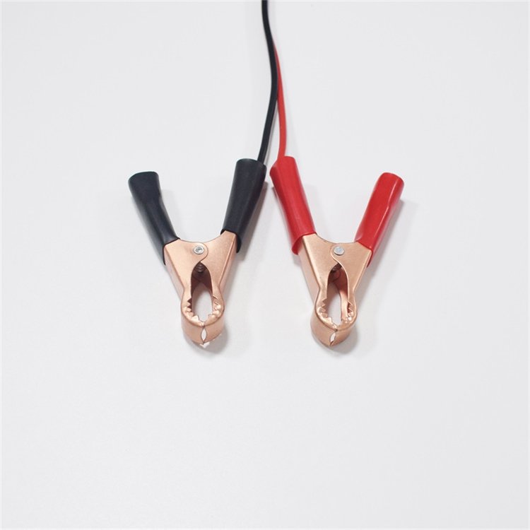 12V24V Car Cigarette Lighter Female Socket to Alligator Clip Extension Cable 18AWG Crocodile Clips Power Cable 3.28ft/1m