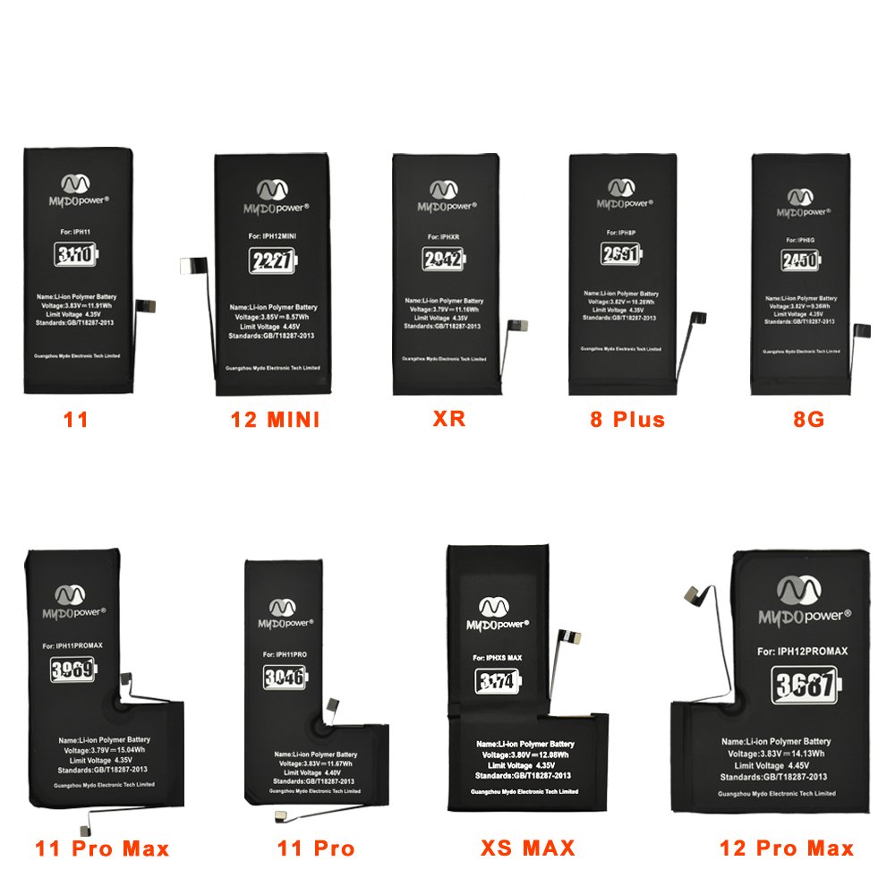 Phone battery replacement for iphone X XS XR 11 12 13 14 battery cell no flex for iphone cell phone battery and accessories