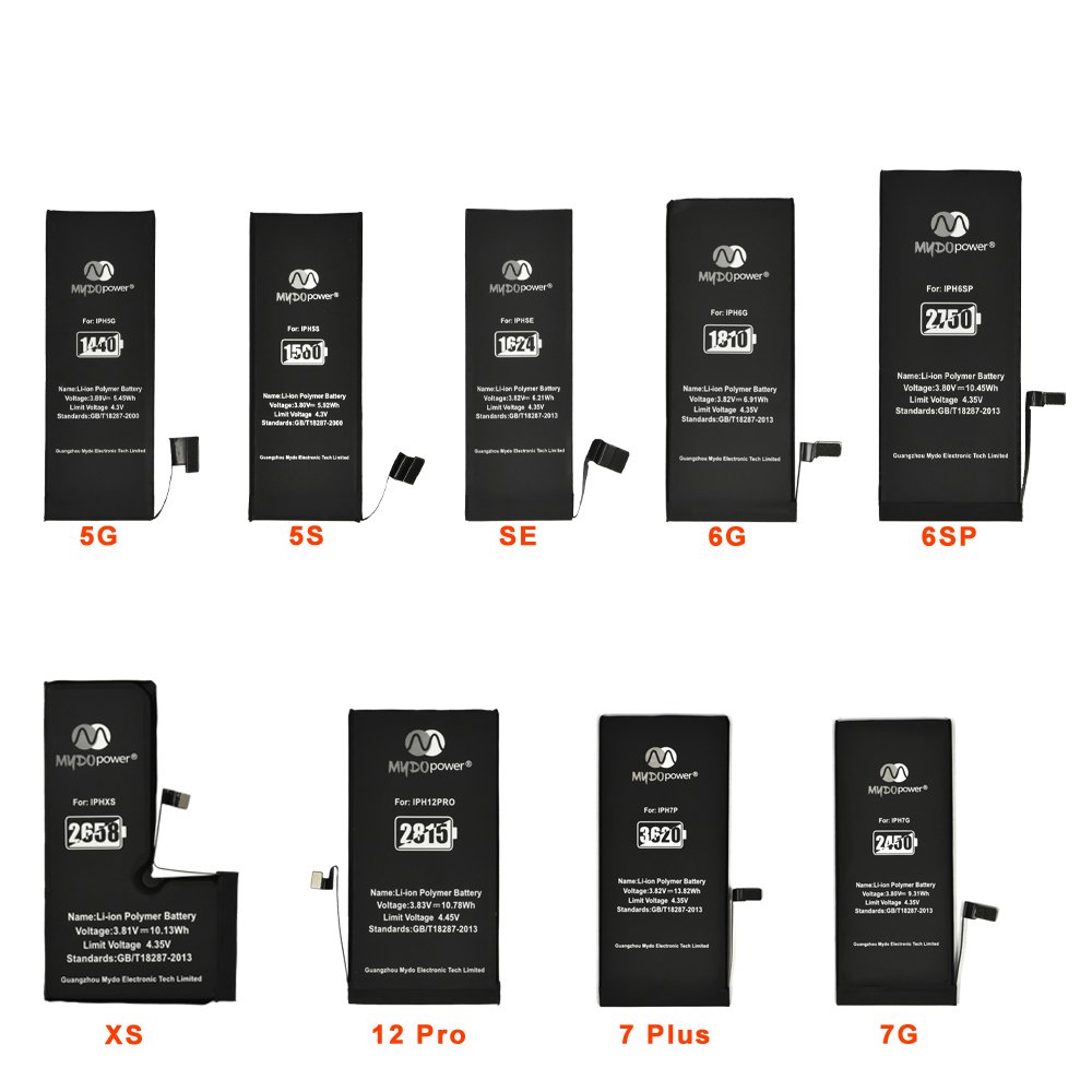 Phone battery replacement for iphone X XS XR 11 12 13 14 battery cell no flex for iphone cell phone battery and accessories