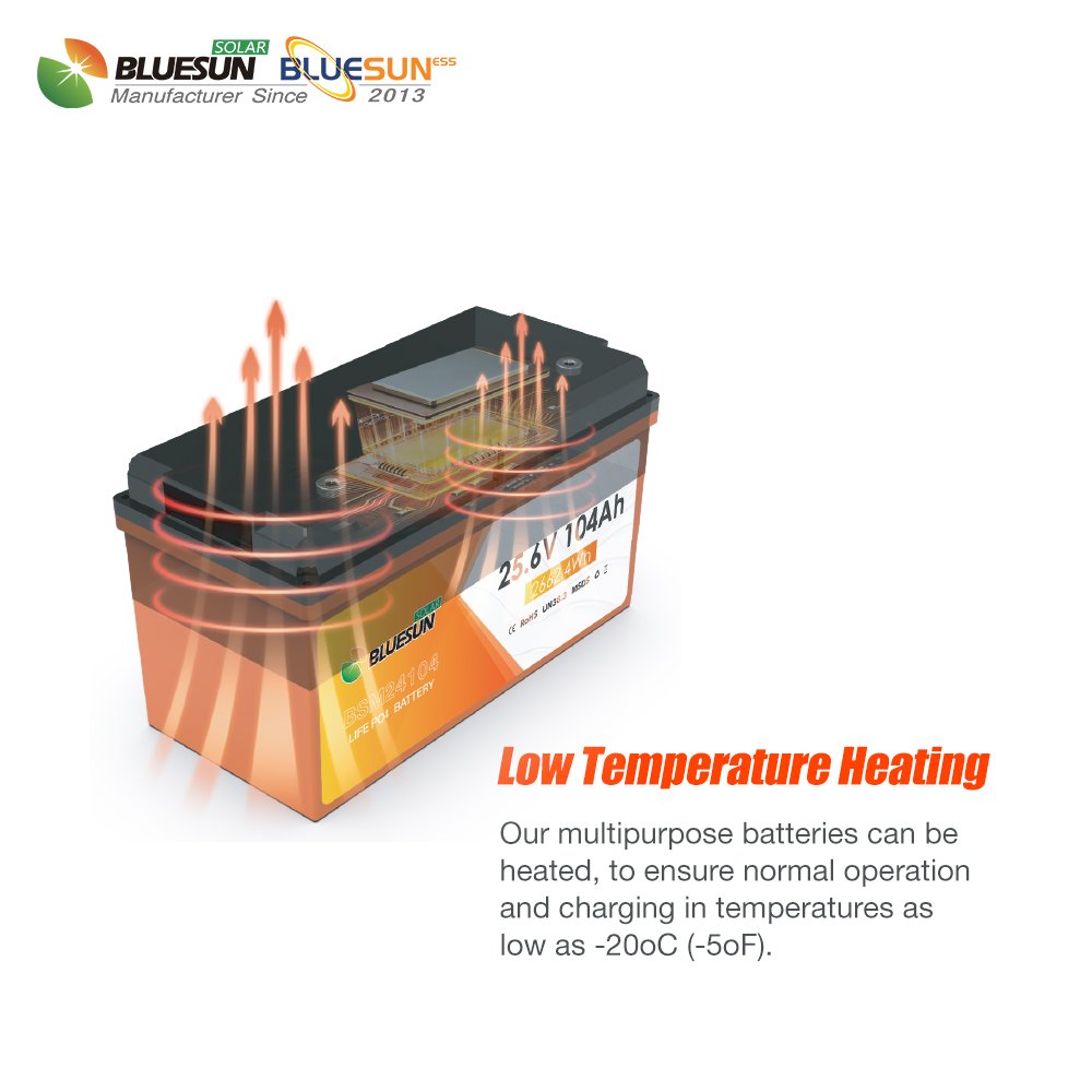 Bluesun Solar battery Storage Lithium Ion Lithium battery For Home And Commercial Use