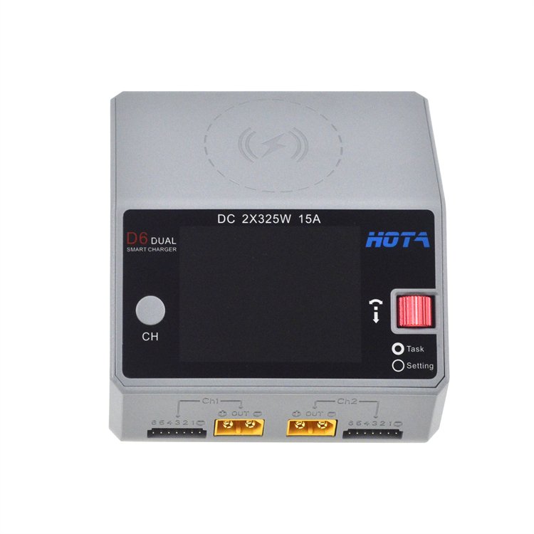 for HOTA D6 Dual Channel Intelligent Aviation Lithium Battery Charger Fpv Drone Kit Complete Accessories