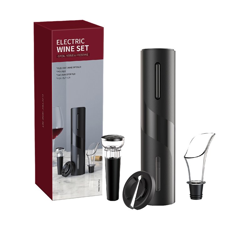 2024 Popular Trending Professional Automatic Electric Corkscrew Wine Bottle Opener Accessories Set