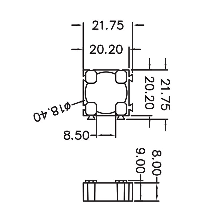 Spot lithium battery stand 1x1 specification ABC+PC material battery pack accessories 18650 battery holder
