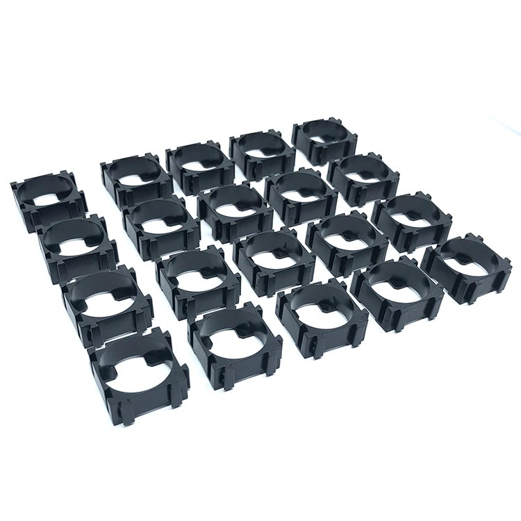 Spot lithium battery stand 1x1 specification ABC+PC material battery pack accessories 18650 battery holder