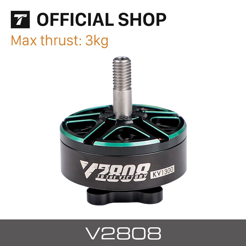 T-MOTOR V2808 Brushless Motor for QAV FPV Racing Drone Quadcopter 1300KV 1500KV 1950KV 4-6S Drones Accessories