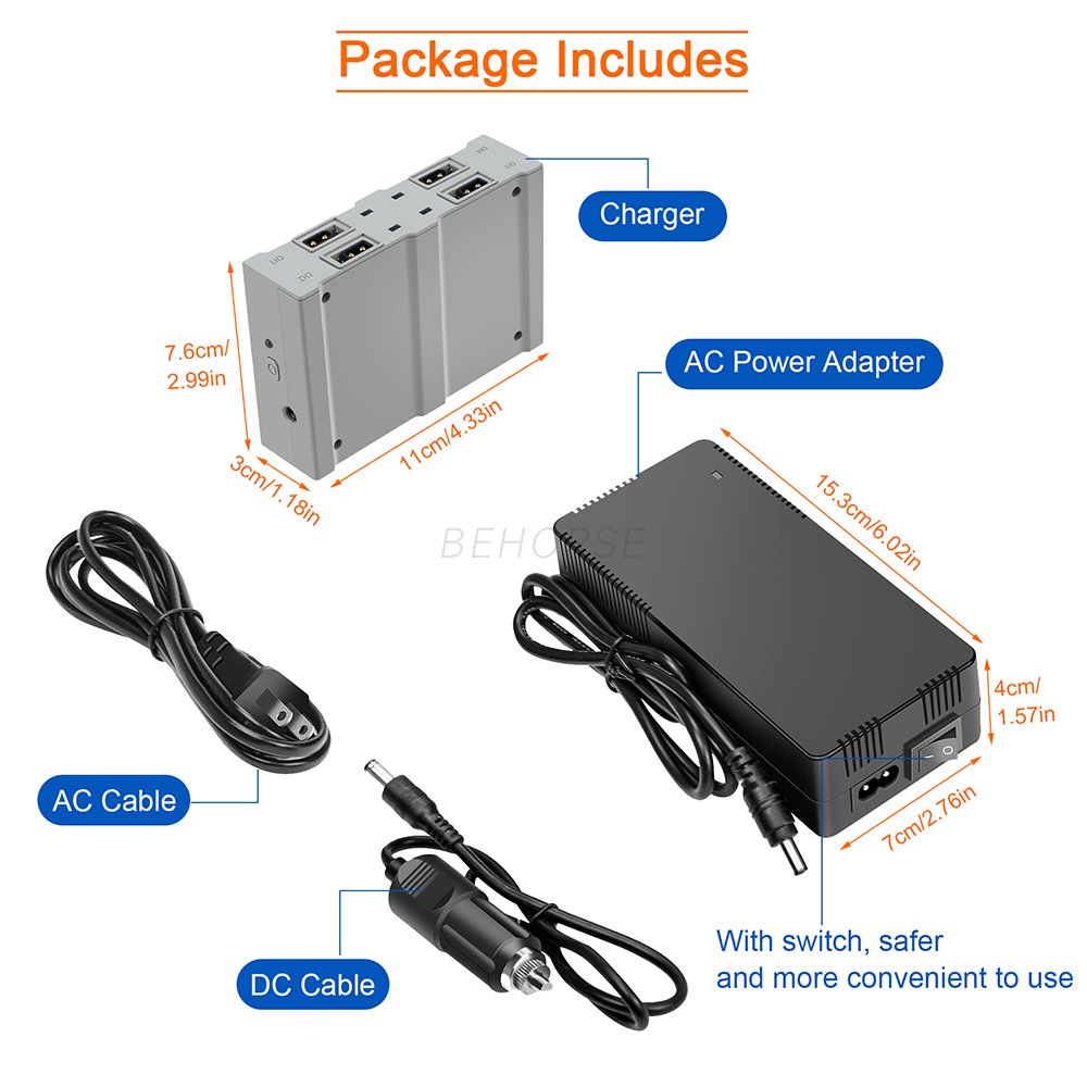 Safe Durable Charge Intelligent Flight Battery With Large Capacity Battery Life Four Way Charger For DJI Avata Accessories