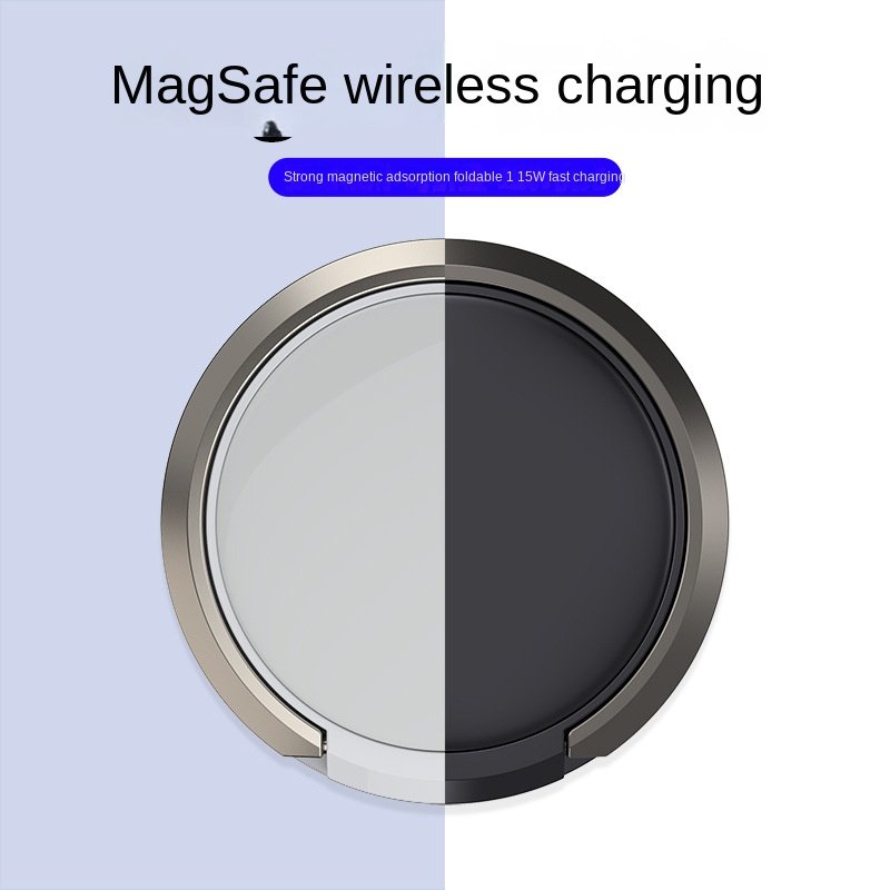 Magnetic attraction two-in-bracket wireless charging is suitable for iPhone13 separate strong magnetic charger