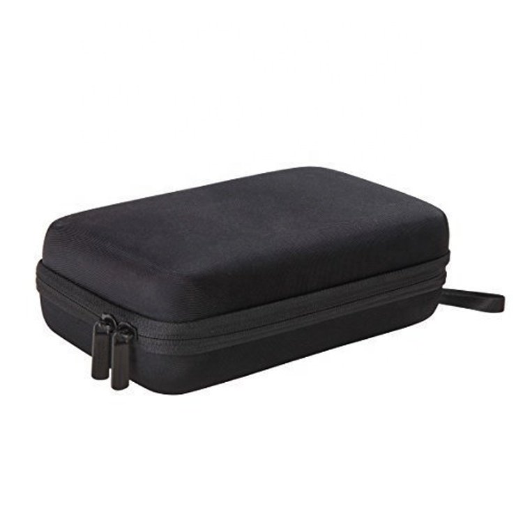 Black EVA External Hard Drive Charger Battery Power Bank Portable Carrying Case Travel Accessories Electronic Organizer Bag