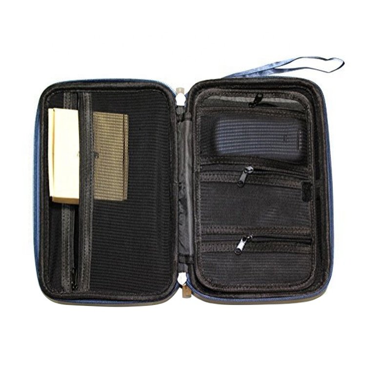 Black EVA External Hard Drive Charger Battery Power Bank Portable Carrying Case Travel Accessories Electronic Organizer Bag