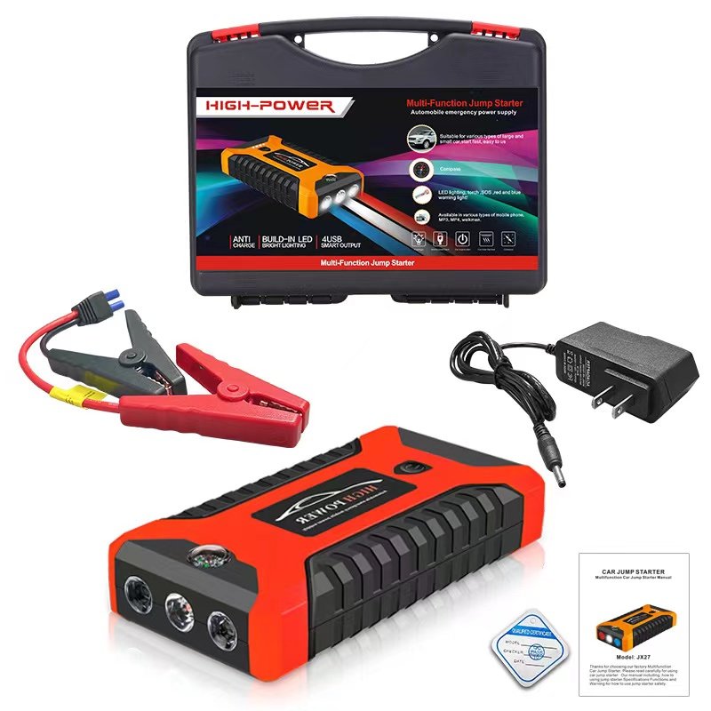 Jump Starter 12v 20000mAh High Power Car Jump Starters Power Bank / Multi-Function Portable Lithium Battery Car Jump Starter