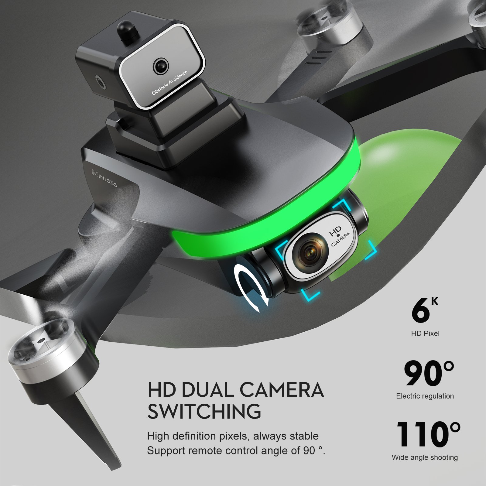 Drone 4k Accessories Mini 2 Drone Accessories Drone Brushless Lightstream Positioning Aerial
