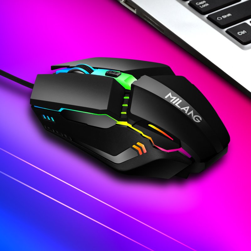 High Quality White Label Ergonomic Rgb Gaming Gaming Mouse For Computers