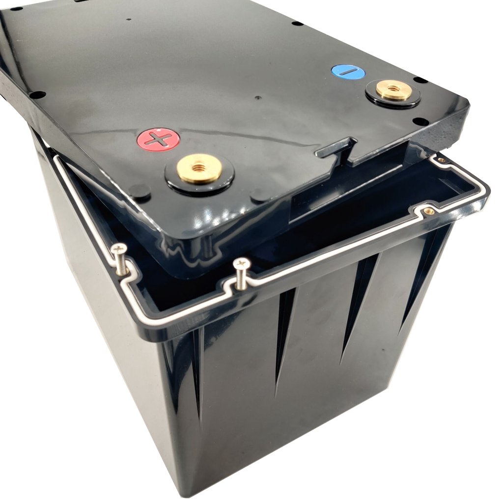 High quality plastic empty battery box plastic bateria case IP67 Waterproof assembly 12V 200Ah 280Ah marine lithium battery