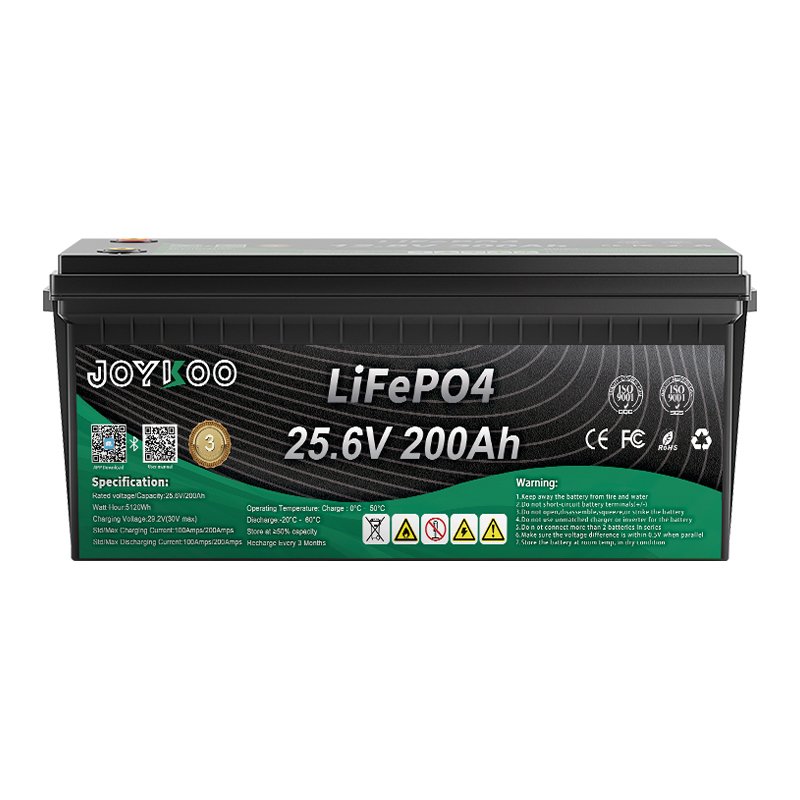 Lithium Battery 24V200Ah 25.6V 200Ah 24V LFP LiFePO4 Lithium ion Battery Pack 5120Wh Deep Cycle Life