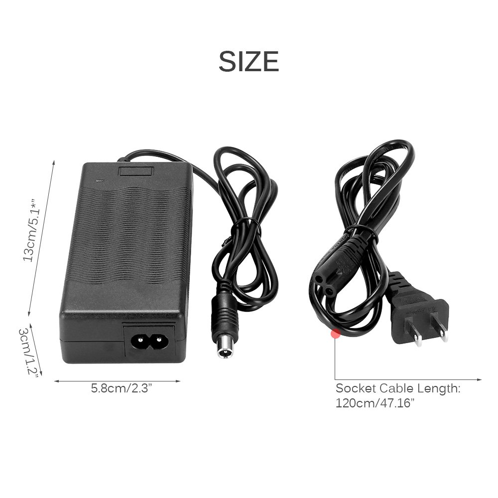 42V 2A Electric Scooter Battery Charger US / EU / UK/ AU Plug Charger for Cityneye M365 Scooter ES1 ES2 ES4 Electric Scooter Ce