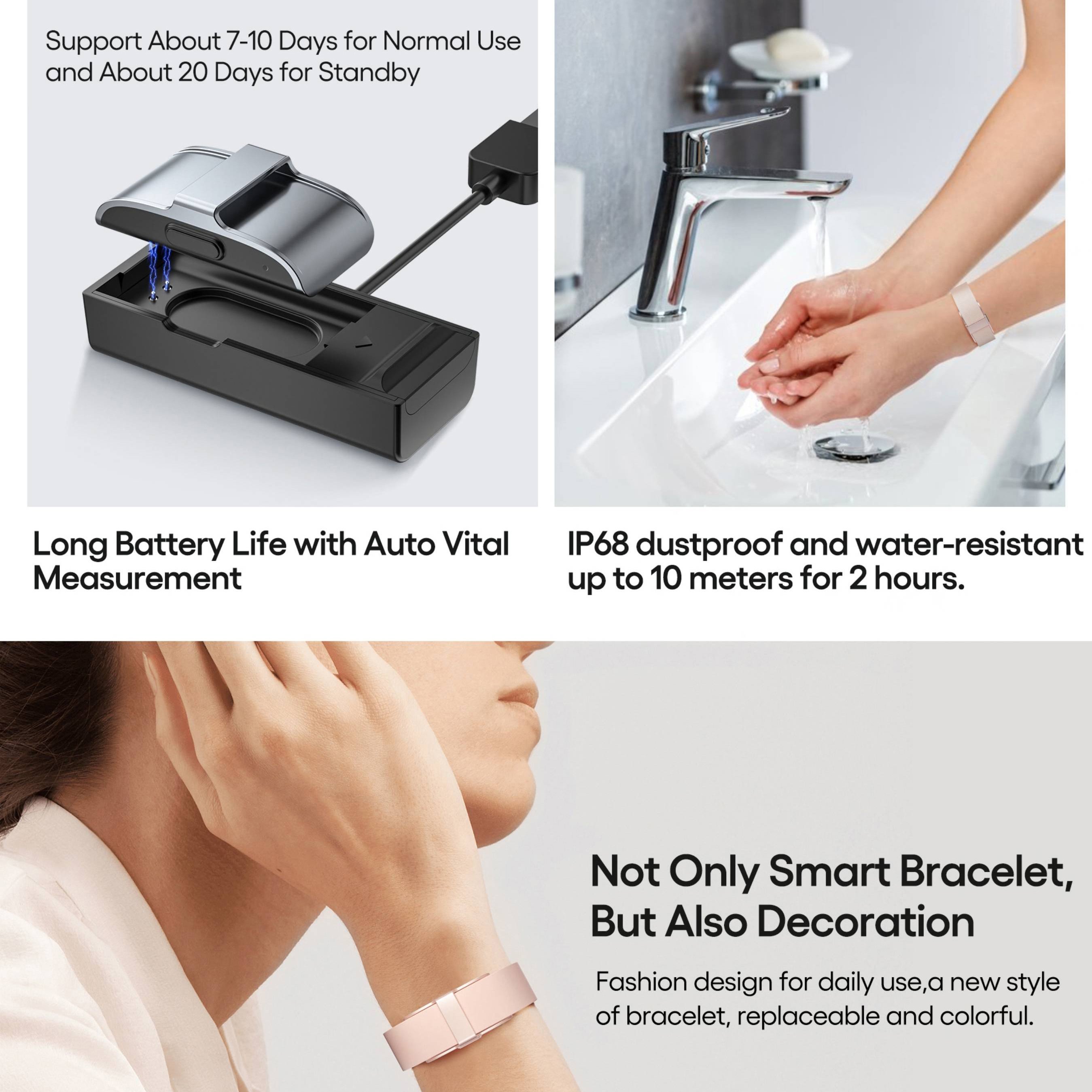 Activity Tracker Fitness Blood Pressure Ladies Smartwatch Bracelet Tracker Blood Pressure Smart Watch Bracelet Cycling Bracelet