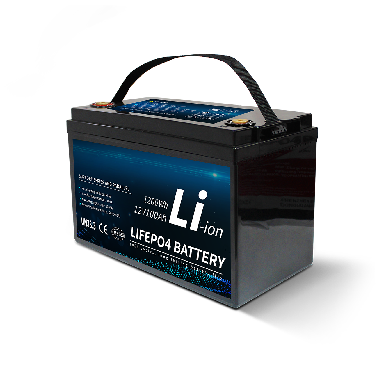 Good quality lithium battery 12V 100Ah as accessories for solar energy storage system