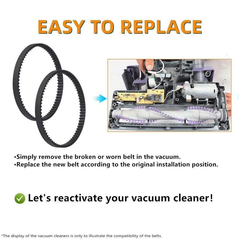 Vacuum Cleaner Belt for Sharks Navigator Vacuum Cleaner DLX NV70 NV70 26 NV60 NV60 26 NV22 NV22L NV22S NV26 NV27 Belt
