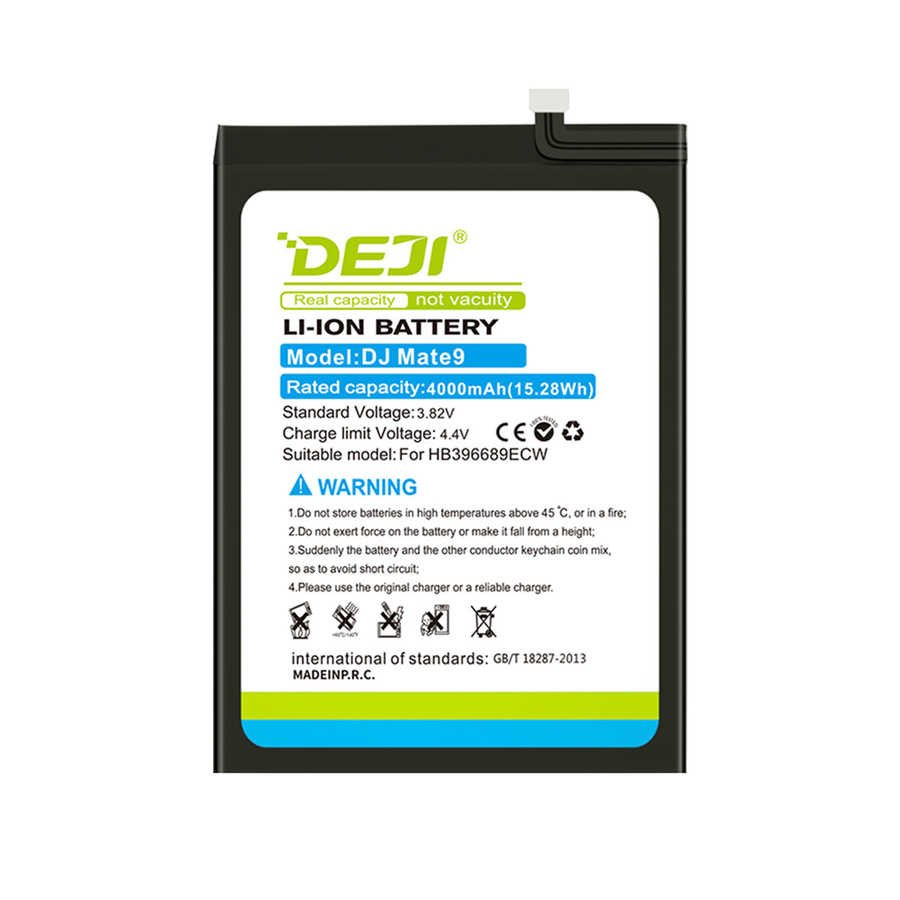 DEJI 4000mAh HB396689ECW cell phone batteries battery for huawei mate 9 mate9 ROHS FCC CE