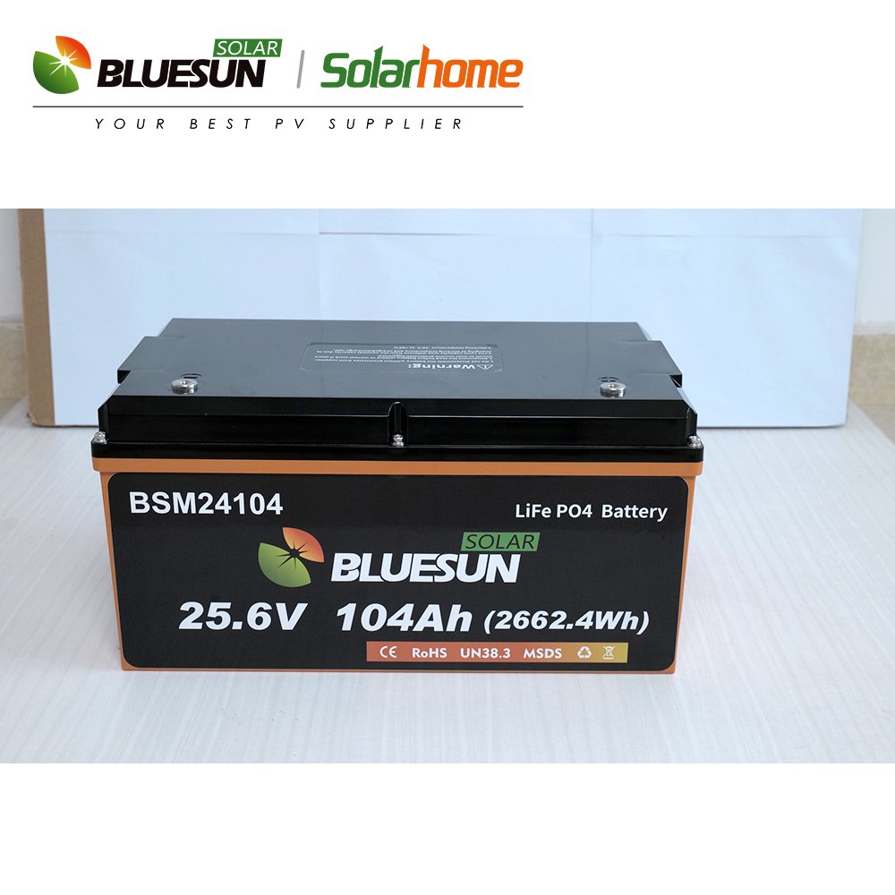 Bluesun home use lithium iron phosphate battery batterie lithium 12v 200ah charge 6000 times solar storage battery