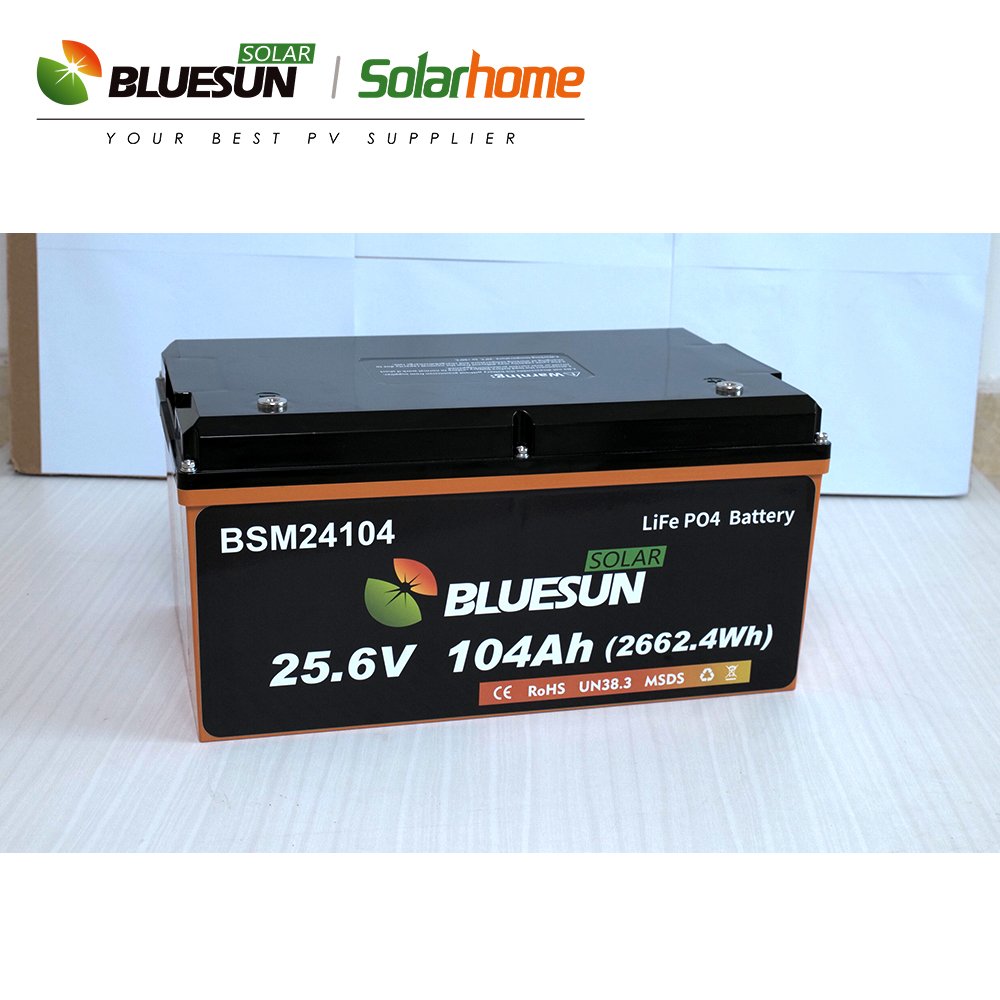 Bluesun home use lithium iron phosphate battery batterie lithium 12v 200ah charge 6000 times solar storage battery