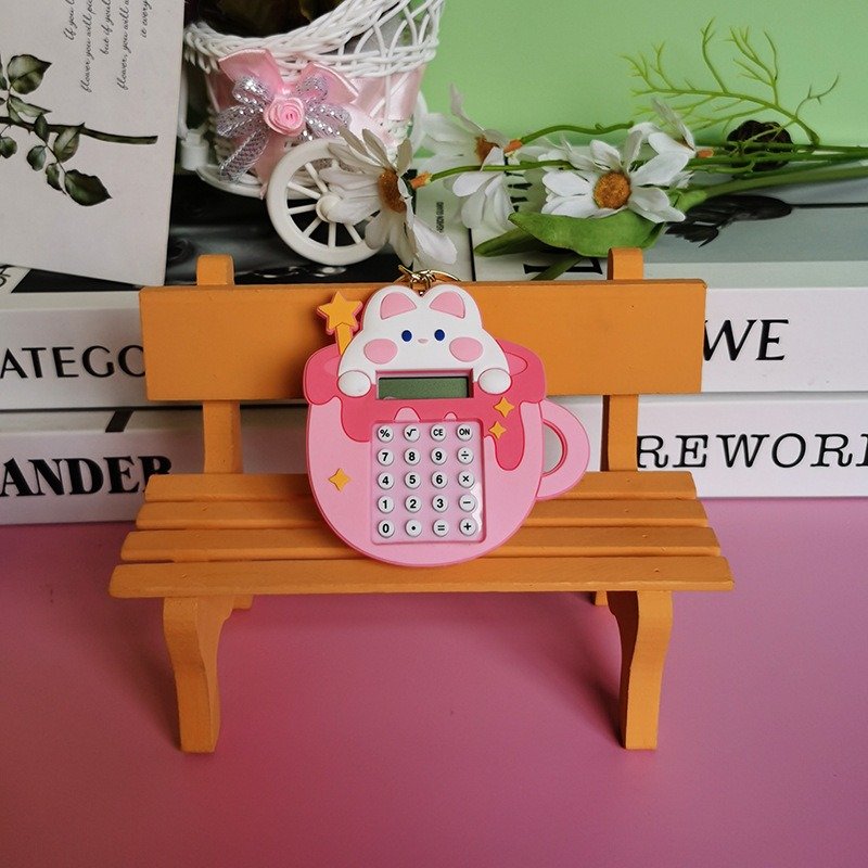 School Stationery Calculator Keychain Cartoon Cute Maze Game Multi functional Accessories Pendant Student Calculator Wholesale