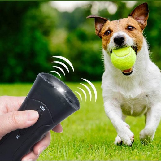 Pet Dog Repellent Stop Barking Handheld Anti Bark Transducer Pet Popular Anti Device Led Repellent Ultrasonic Infrared