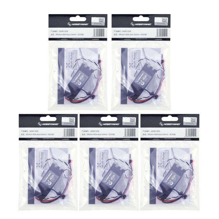 for HOBBYWING XRotor 40A Fixed Wing ESC Support 2S-6S Battery Drone Accessories