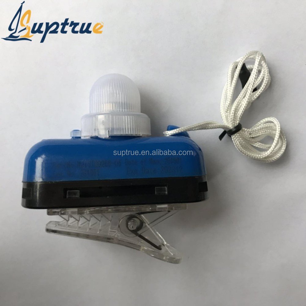 SOLAS approved Waterproof Lithium LED Battery Lamp Life Jacket Signal Light for Boat Lifesaving Accessories