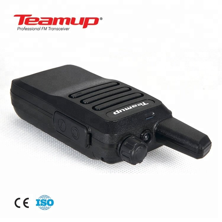 Teamup Mini hand held fm transmitter long range walkie talkie two way radio portable long range 16 Channels