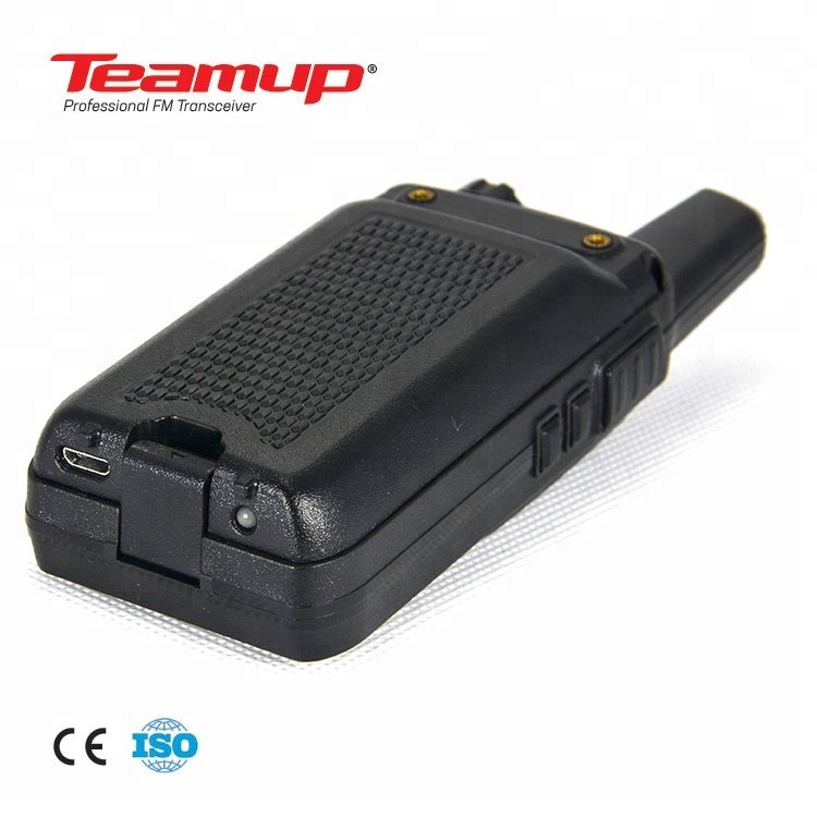 Teamup Mini hand held fm transmitter long range walkie talkie two way radio portable long range 16 Channels